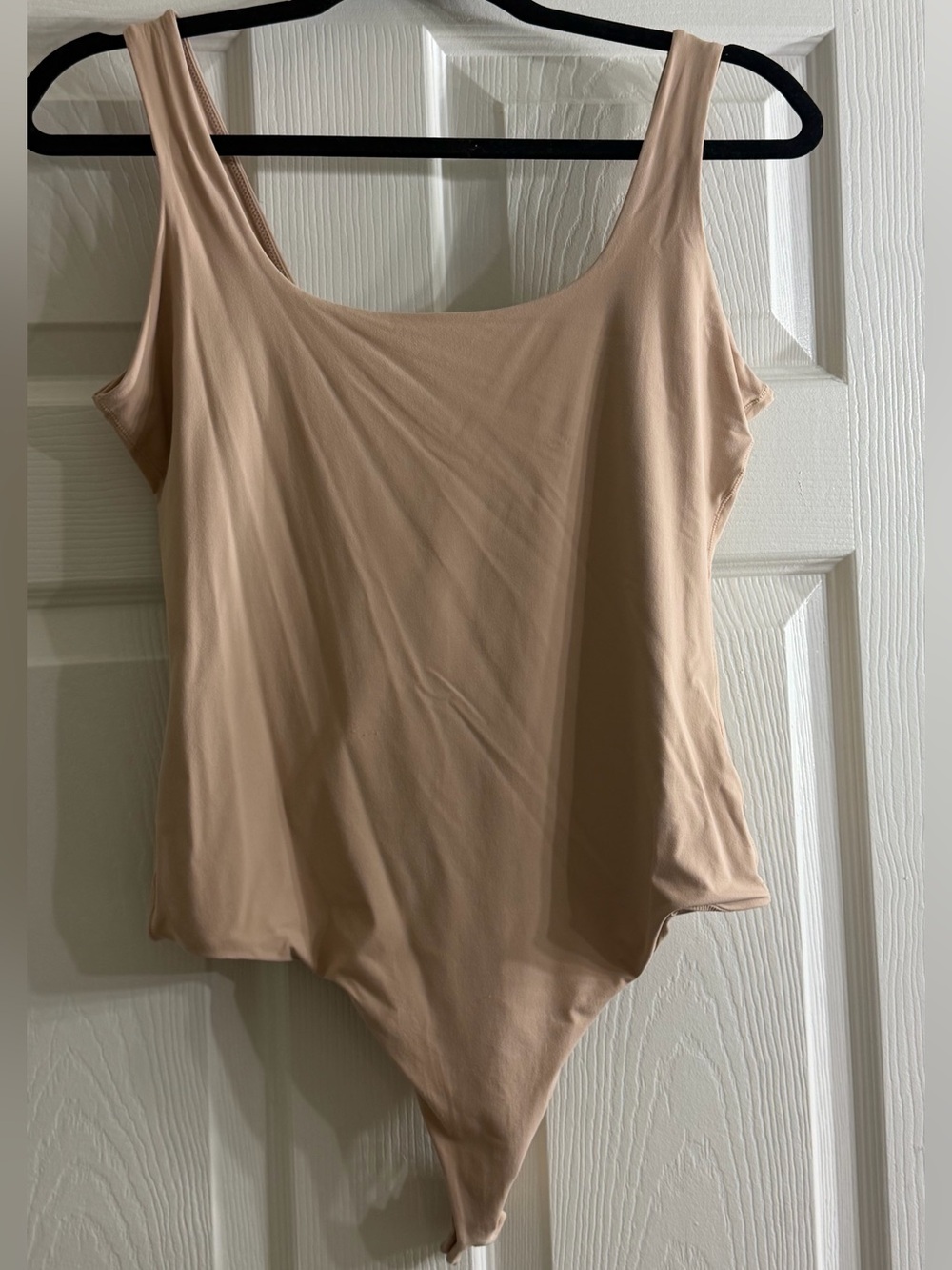 Nude Scoop Neck Women’s Tank Bodysuit